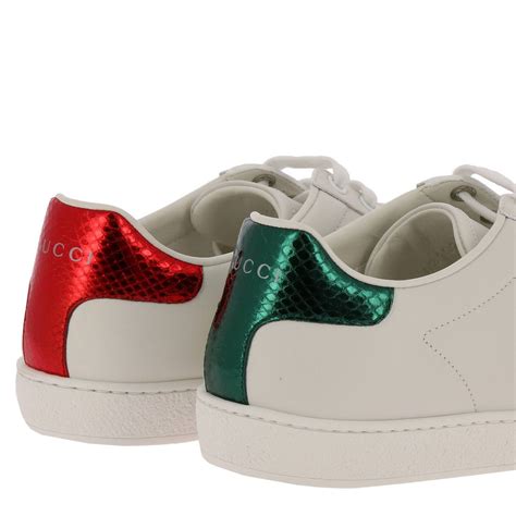 scarpe gucci arcobaleno bianche|sneaker donna gucci.